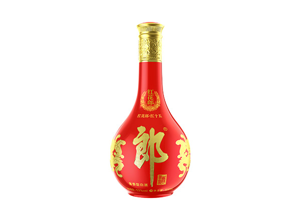 松原回收郎酒红花郎·红十五