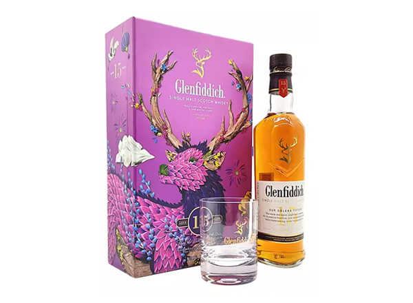 松原收购格兰菲迪15年威士忌福鹿礼盒装Glenfiddich苏格兰威士忌700ml上门回收行情价格
