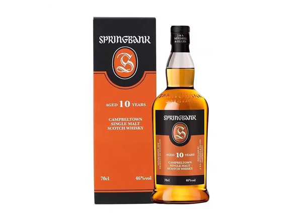 松原收购云顶10年威士忌SpringBank云顶10年700ml回收洋酒行货行情价格