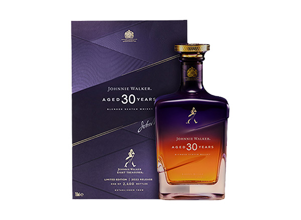松原Johnnie Walker尊尼获加30年回收尊尼获加威士忌紫金臻选750ml礼盒装洋酒收购约翰走路中国限量版行情价格