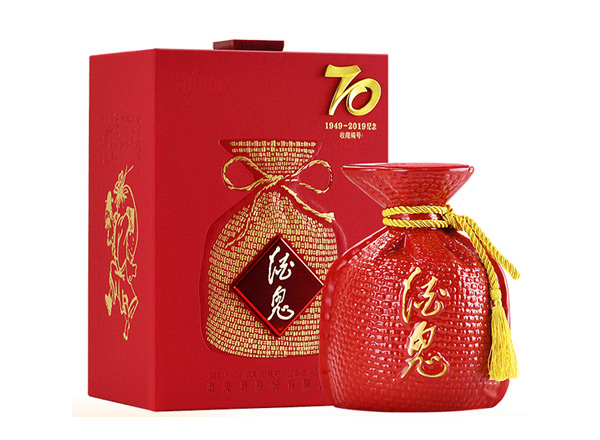 松原回收酒鬼酒红坛70纪念酒1949-2019年收藏酒54度700ml上门收购行情价格