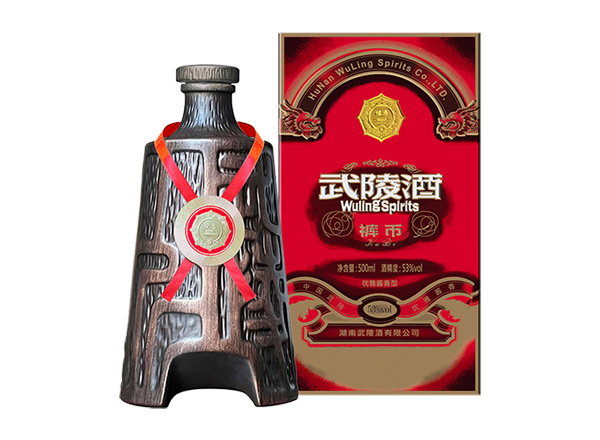 松原回收武陵酒裤币53度酱香型白酒500ml/1L礼盒装裤币武陵酒收购